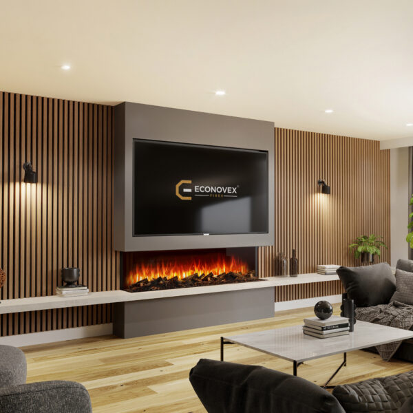 Econovex Fires E2000 3 Sided Panoramic
