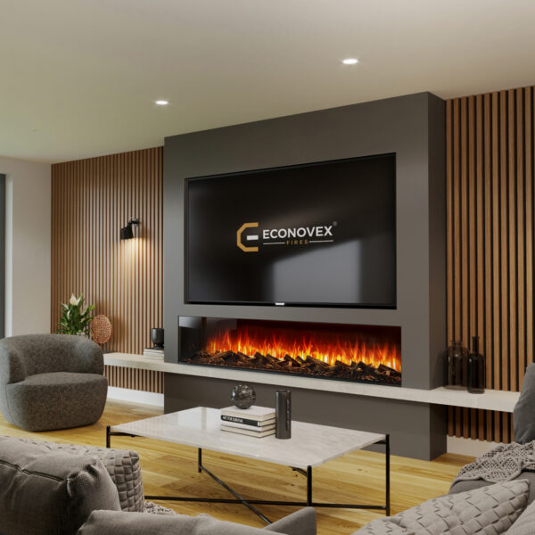 Econovex Fires E2000 3 Sided Panoramic
