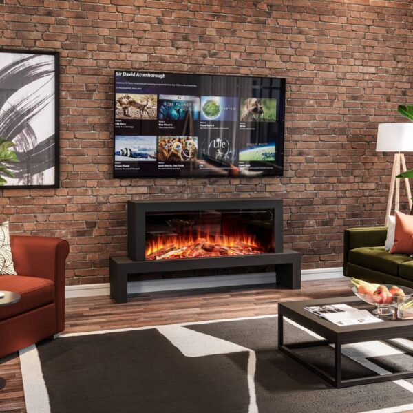 Brandon Lux Electric Fire Bench Stove