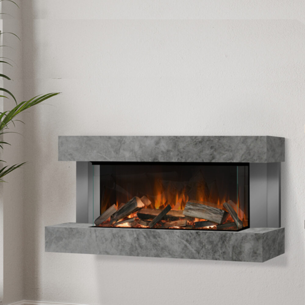 Evonic E-lectra S 1350 Electric Fireplace Suite Bradford
