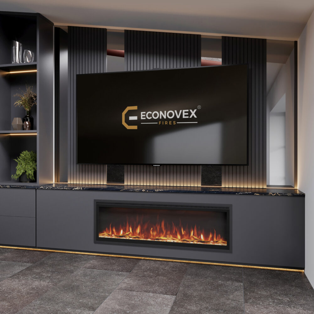 Econovex Fires B150 Landscape Electric Fire Bradford
