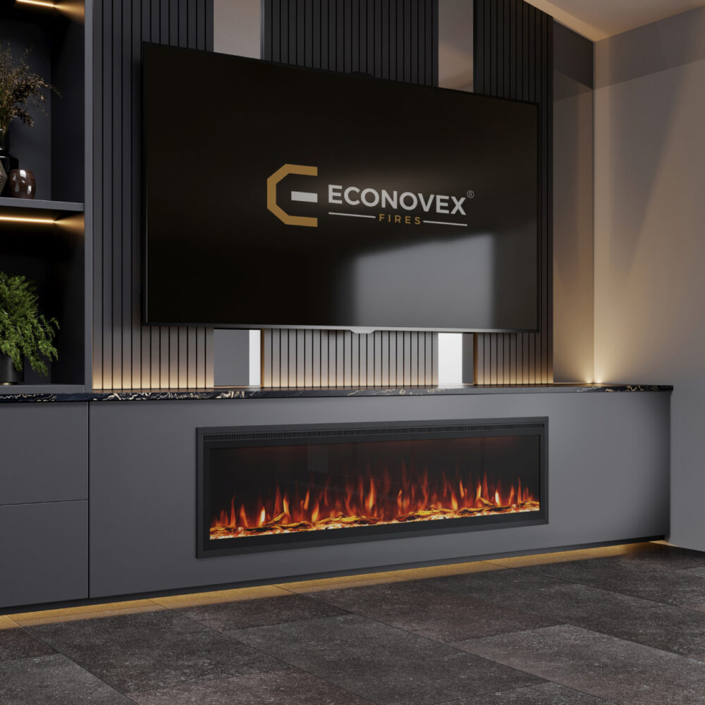 Econovex Fires B160 Landscape Electric Fire Bradford
